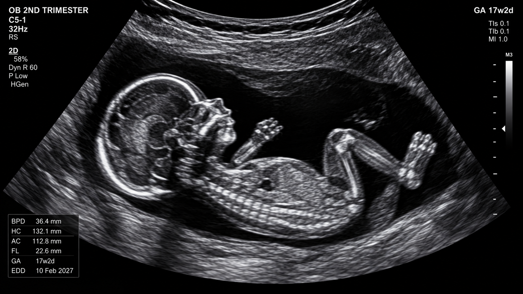 Early target pregnancy scan